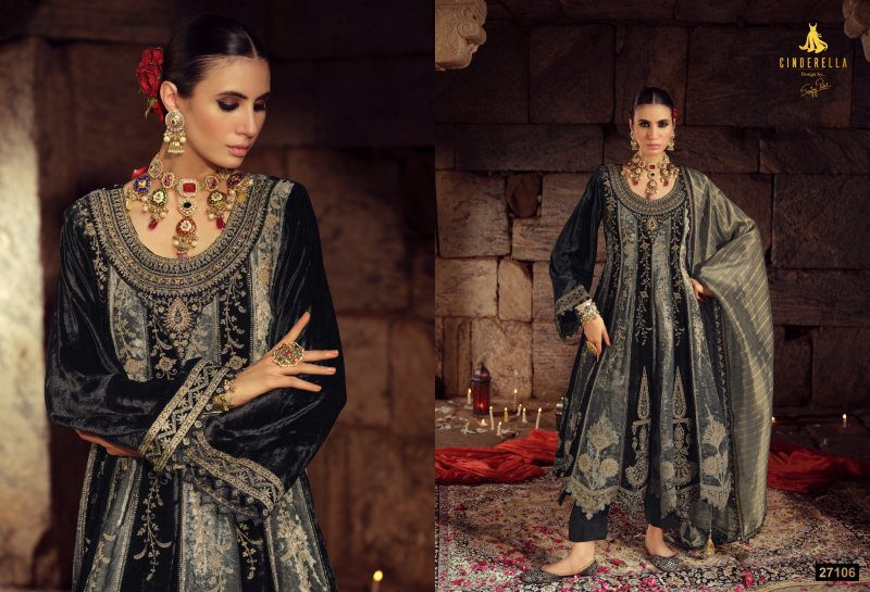 Anarkali Vol 3 By Ibiza Viscose Velvet Salwar Kameez 